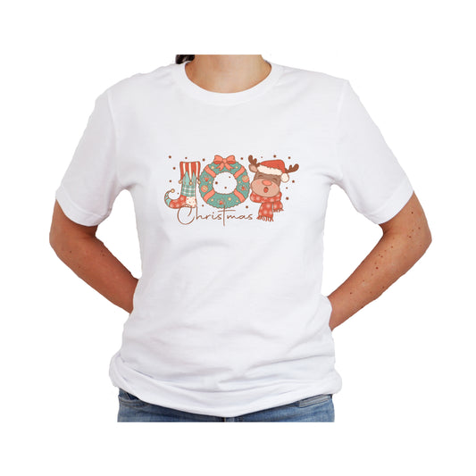 Joy Christmas Retro Tshirt or Sweatshirt - PeppaTree Design Store