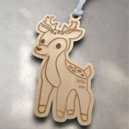 Deer Ornament - Personalised