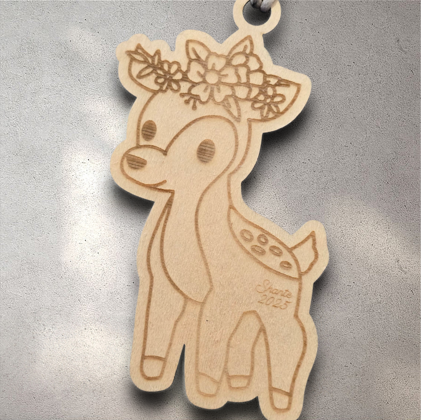Deer Ornament - Personalised