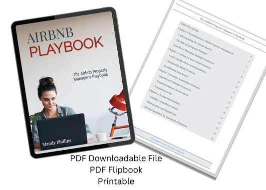 Airbnb Playbook | The Airbnb Property Manager's Playbook | PDF Downloadable Flipbook - PeppaTree Designs
