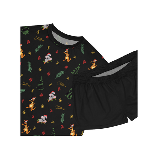 Aussie Christmas Koala and Kangaroo Pyjama Set - PeppaTree Design Store