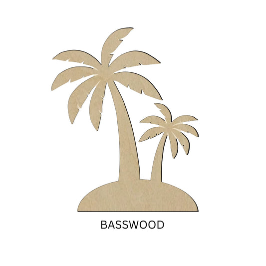 Wooden Palm Tree Wall Decor - PeppaTree Designs