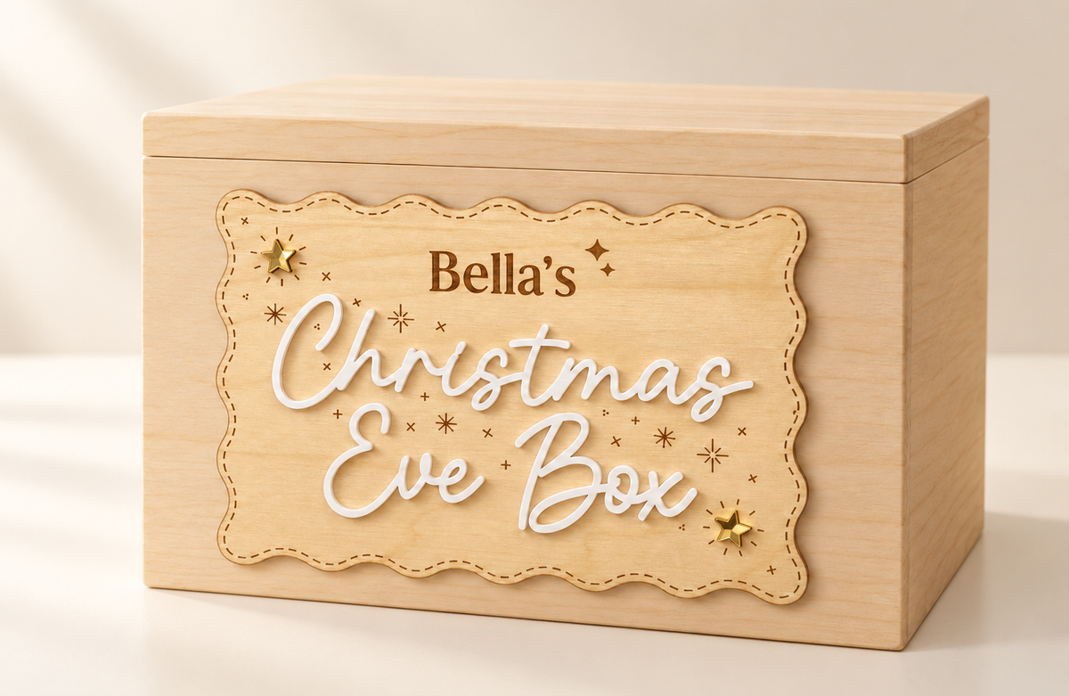 Christmas Stars Eve Box Plaque