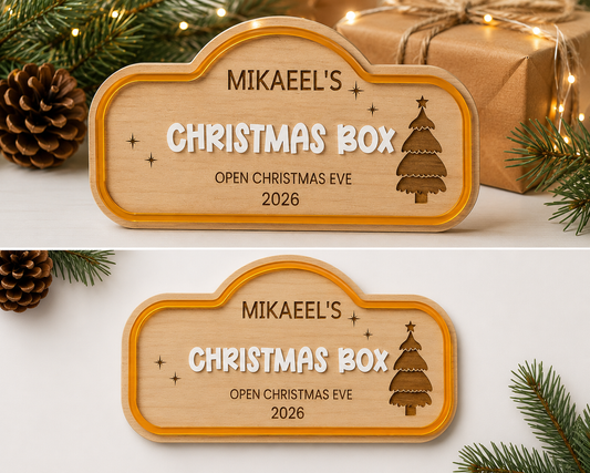 Christmas Eve Box Sign