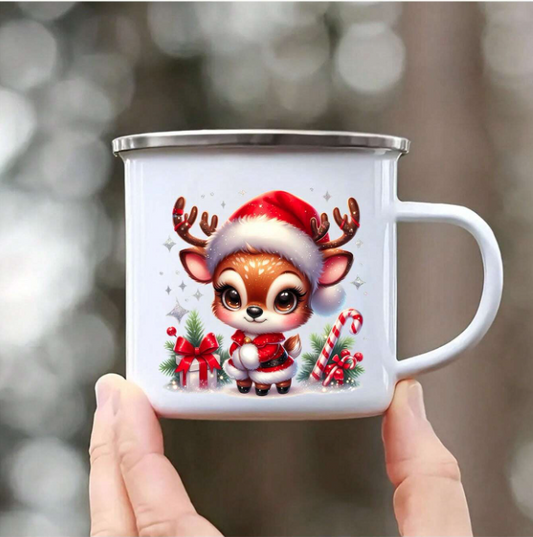 24 Christmas Cute Reindeer Elk UV DTF Transfer | DiY Transfer Stickers - PeppaTree Designs