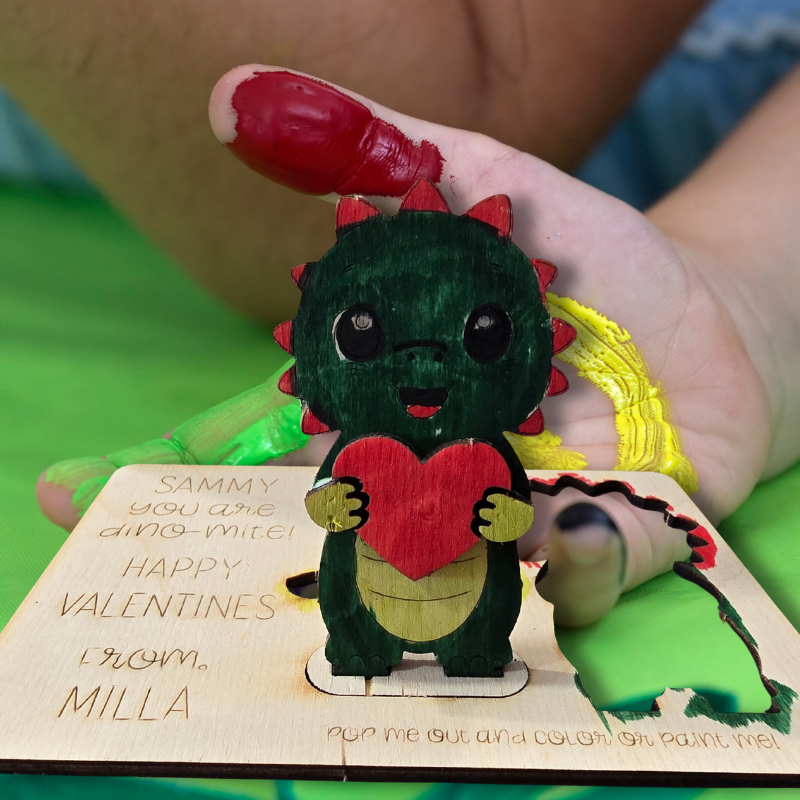 You are Dino-Mite Pop-Out Valentines Card