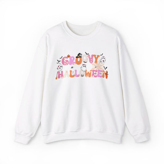 Groovy Halloween Sweatshirt - PeppaTree Designs