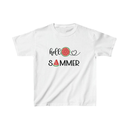 Hello Summer Watermelon Shirt - Mommy and Me - PeppaTree Designs