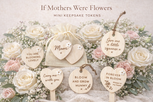 Mother's Day | Custom Name Scalloped Marker | If Mothers Were Flowers Collection Keepsakes