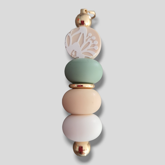 Lace Motif Bead Bar Keychains - various styles - PeppaTree Design Store