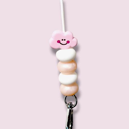 Baby Pink Lanyard | Pearl Pink Collection - PeppaTree Designs