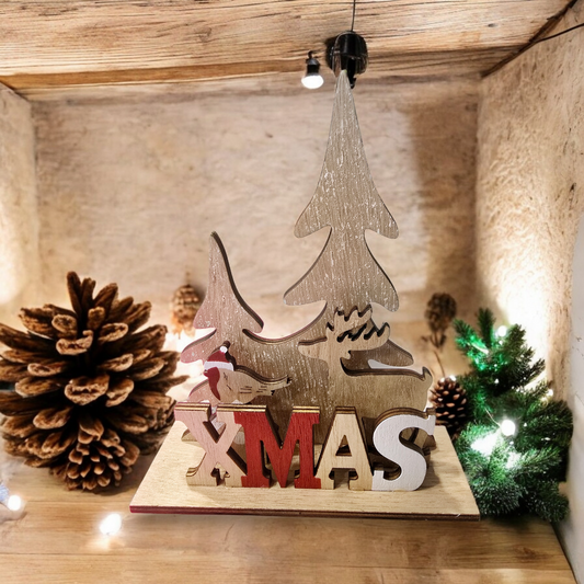 3d reindeer Christmas tree bird xmas table ornament - PeppaTree Designs