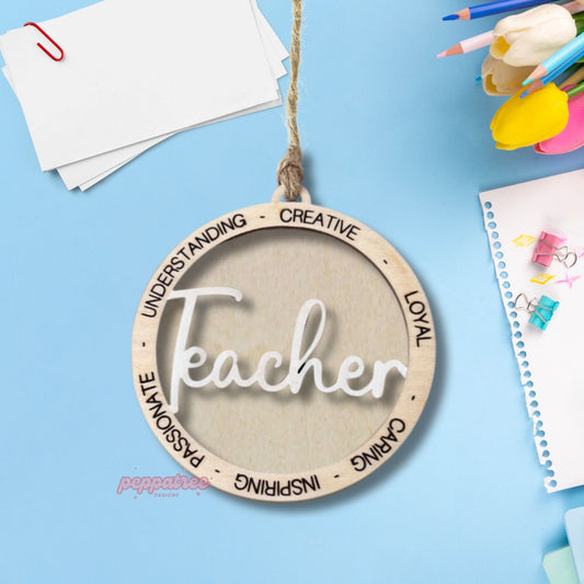 Personalised Message and Name Ornament