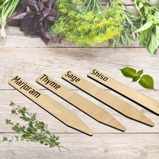 Personalised Plant Markers or Bouquet Tags - PeppaTree Designs