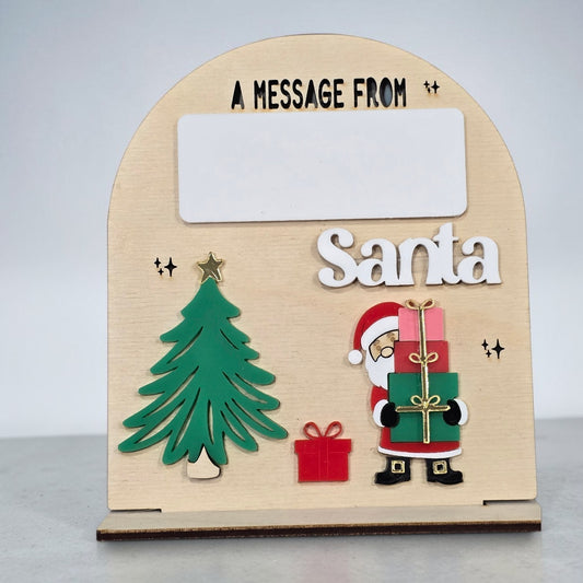 Message From Santa Sign Stand