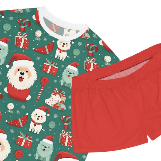 Dog Aussie Christmas Pyjama Set - PeppaTree Designs