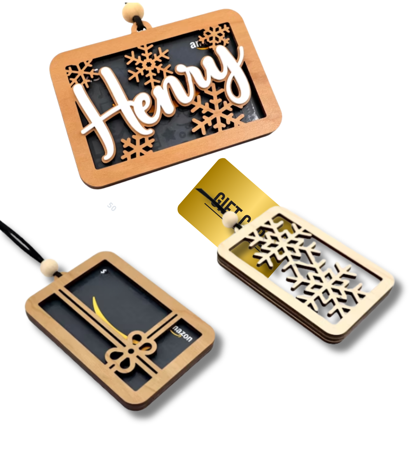 Gift Card Ornaments - Personalised