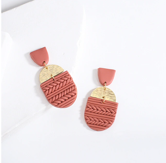 Dangle Earrings in Polymer Clay | Various Styles - PeppaTree Design Store