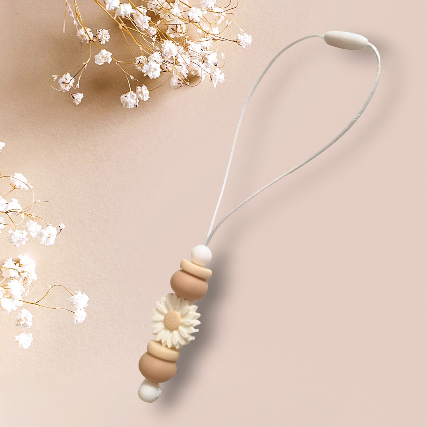 Boho Daisy - Mirror Charm Hanging Accessory - PeppaTree Design Store