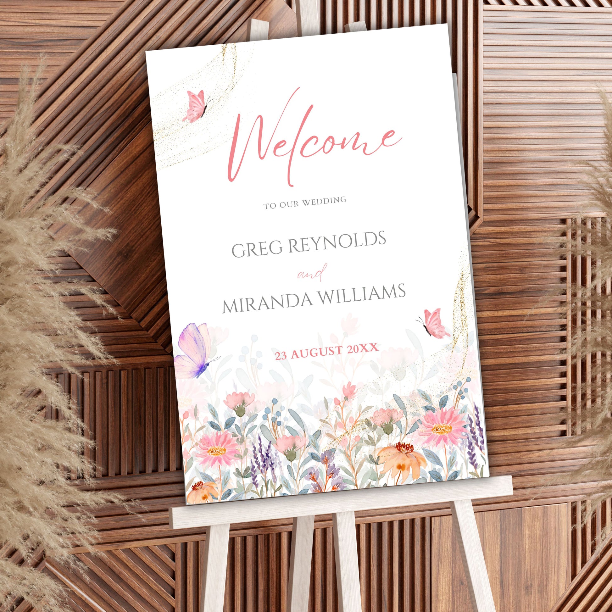 Spring Floral and Butterfly Wedding Bundle - PeppaTree Designs
