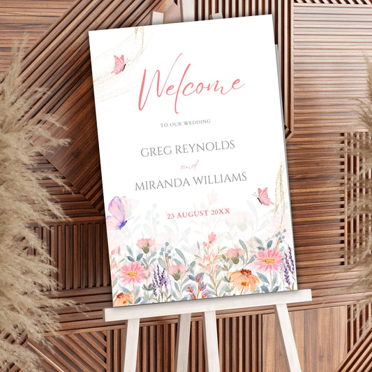 Spring Floral and Butterfly Wedding Bundle - PeppaTree Designs