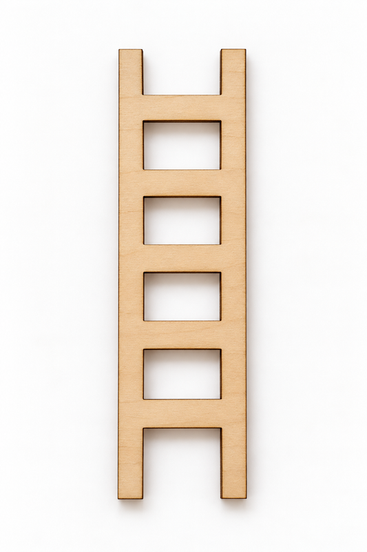 PeppaTree Designs Elf Ladder Christmas decoration for festive displays