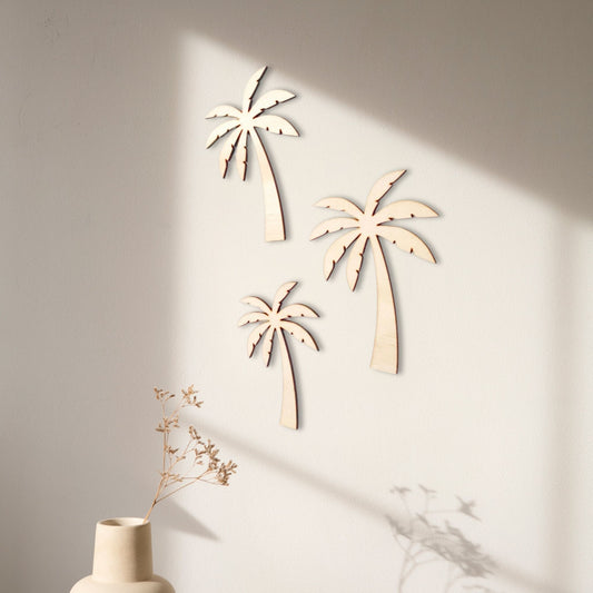 Wooden Palm Tree Wall Decor - PeppaTree Designs