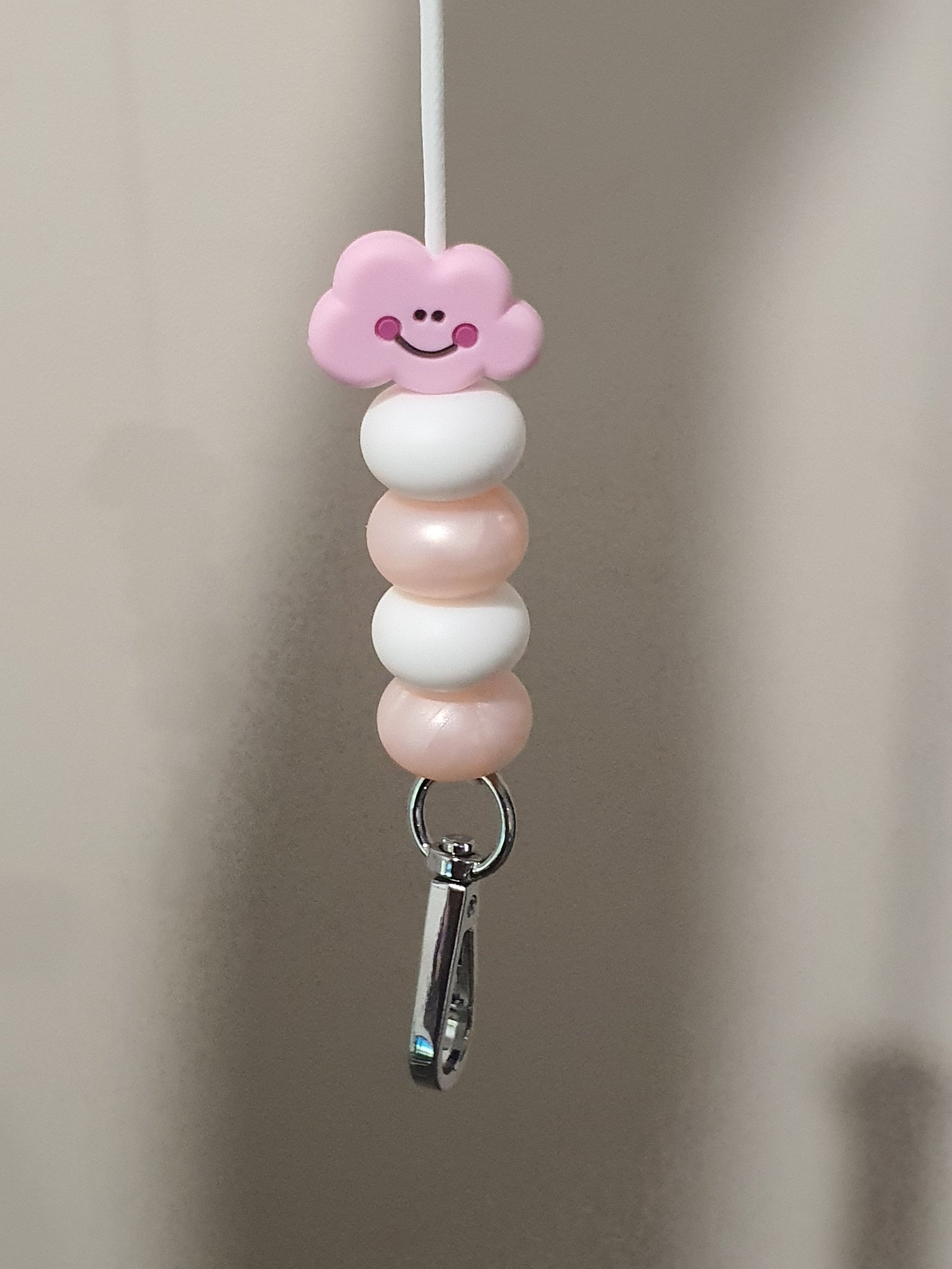 Baby Pink Lanyard | Pearl Pink Collection - PeppaTree Designs