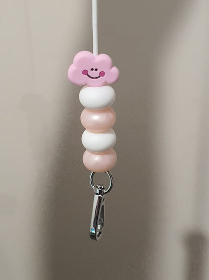 Baby Pink Lanyard | Pearl Pink Collection - PeppaTree Designs