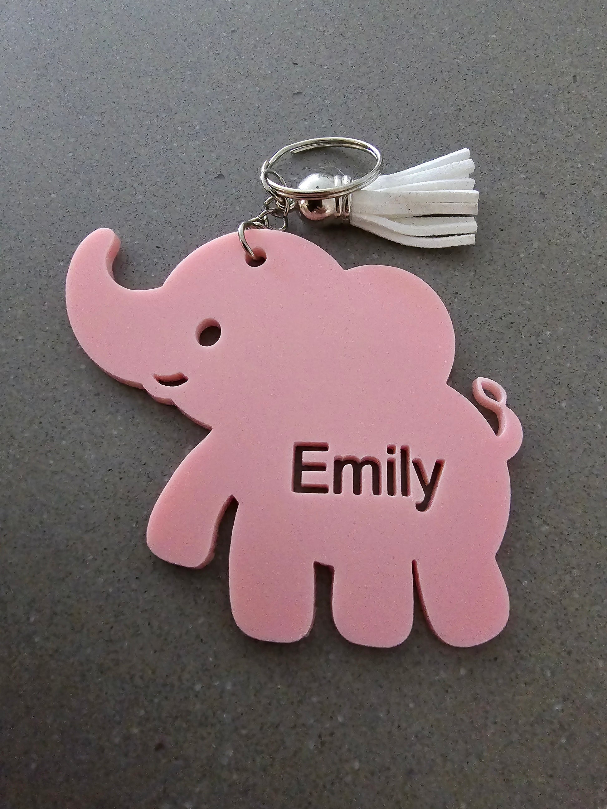 Elephant Kids Personalised Keyring or Bag Tag - PeppaTree Designs