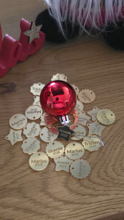 Yearly Ornament Markers - PeppaTree Designs