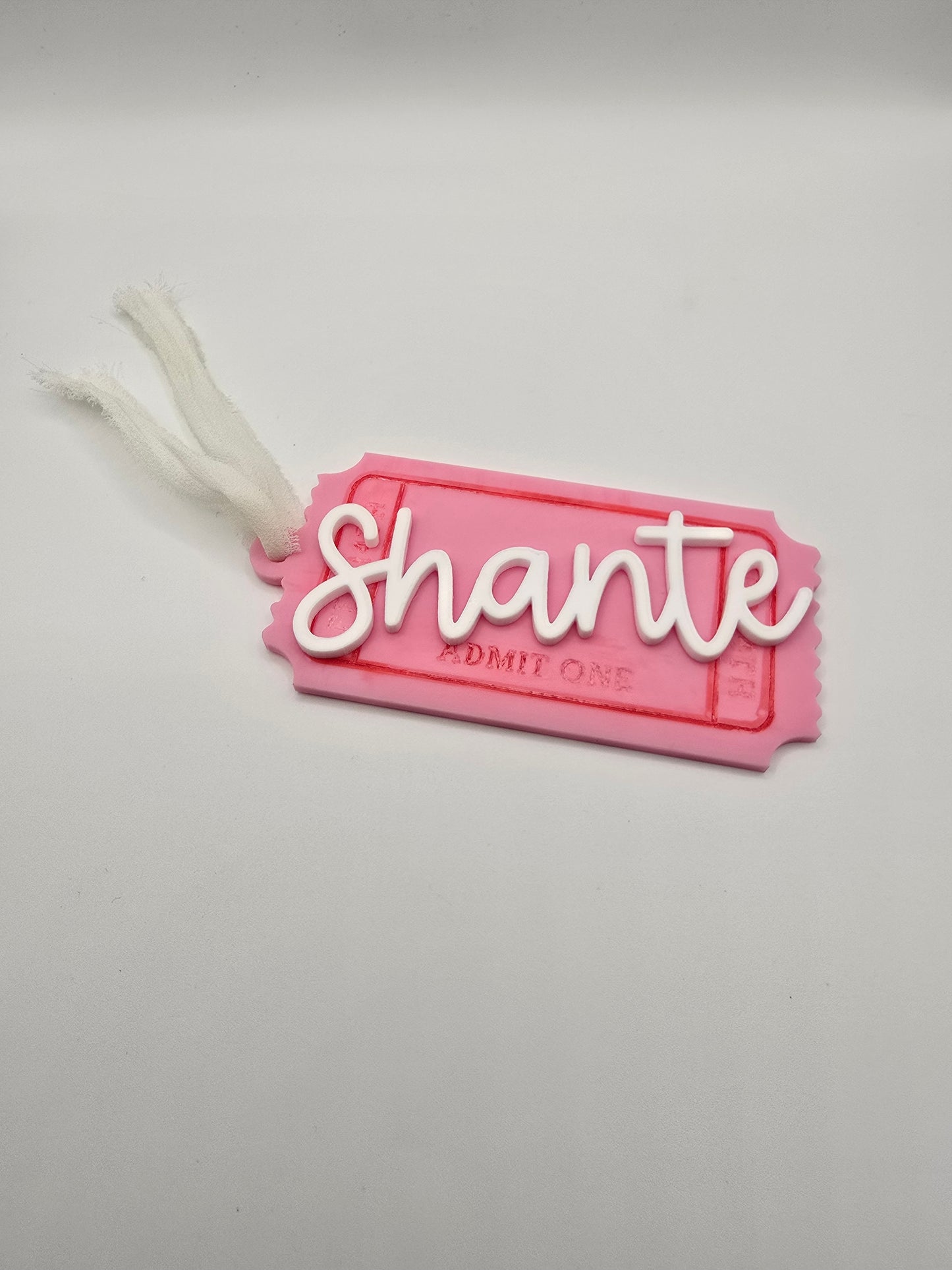 Valentines Ticket Tag