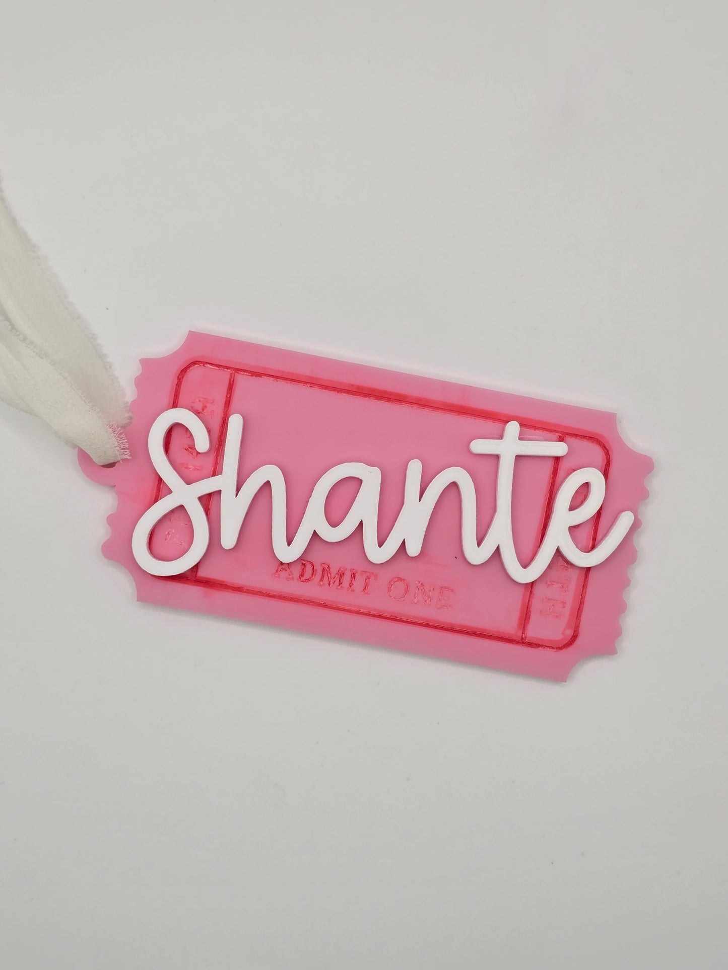 Valentines Ticket Tag