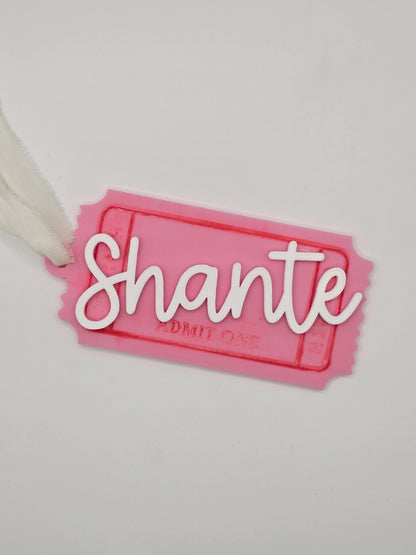 Valentines Ticket Tag