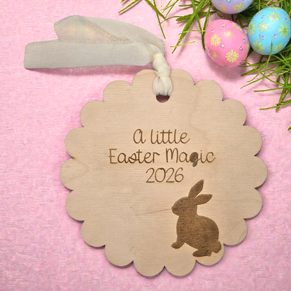 Easter - Scalloped Easter Hanging Tag - A Little Easter Magic - PeppaTree Designs