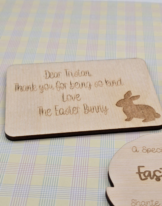 Easter - Bunny Letter Mini Sign - PeppaTree Designs