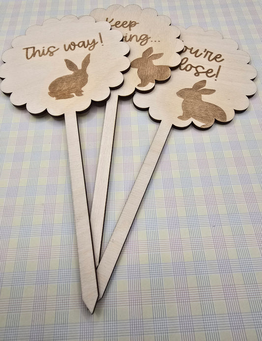 Easter - Egg Hunt Markers Signs - PeppaTree Designs