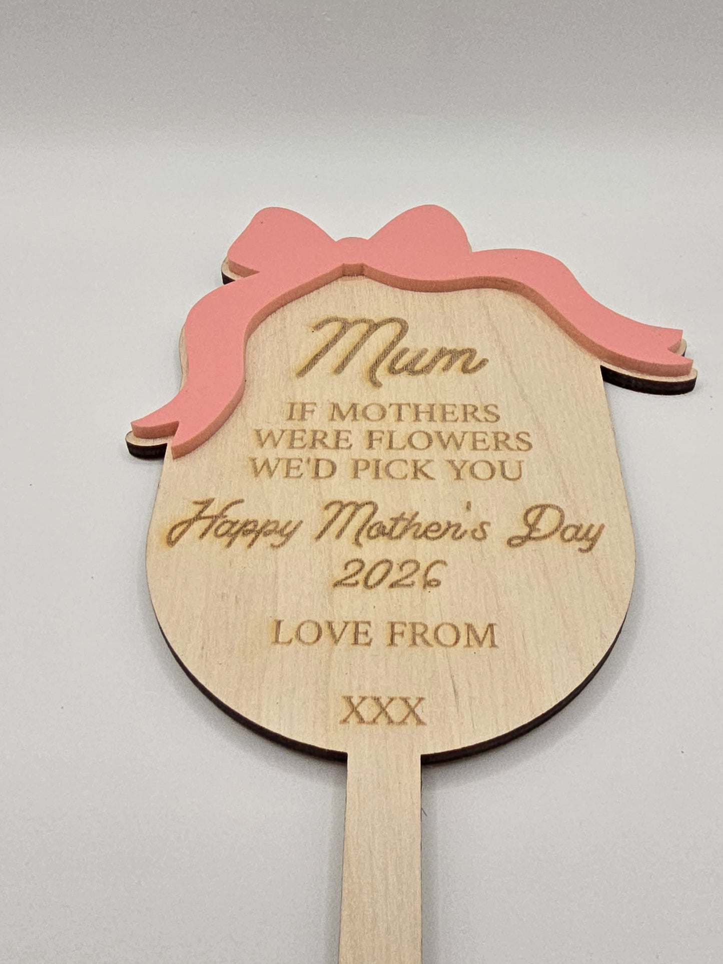 Personalised Flower & Garden Keepsake Stakes - 5 Designs