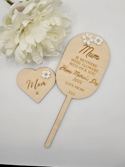 Personalised Flower & Garden Keepsake Stakes - 5 Designs