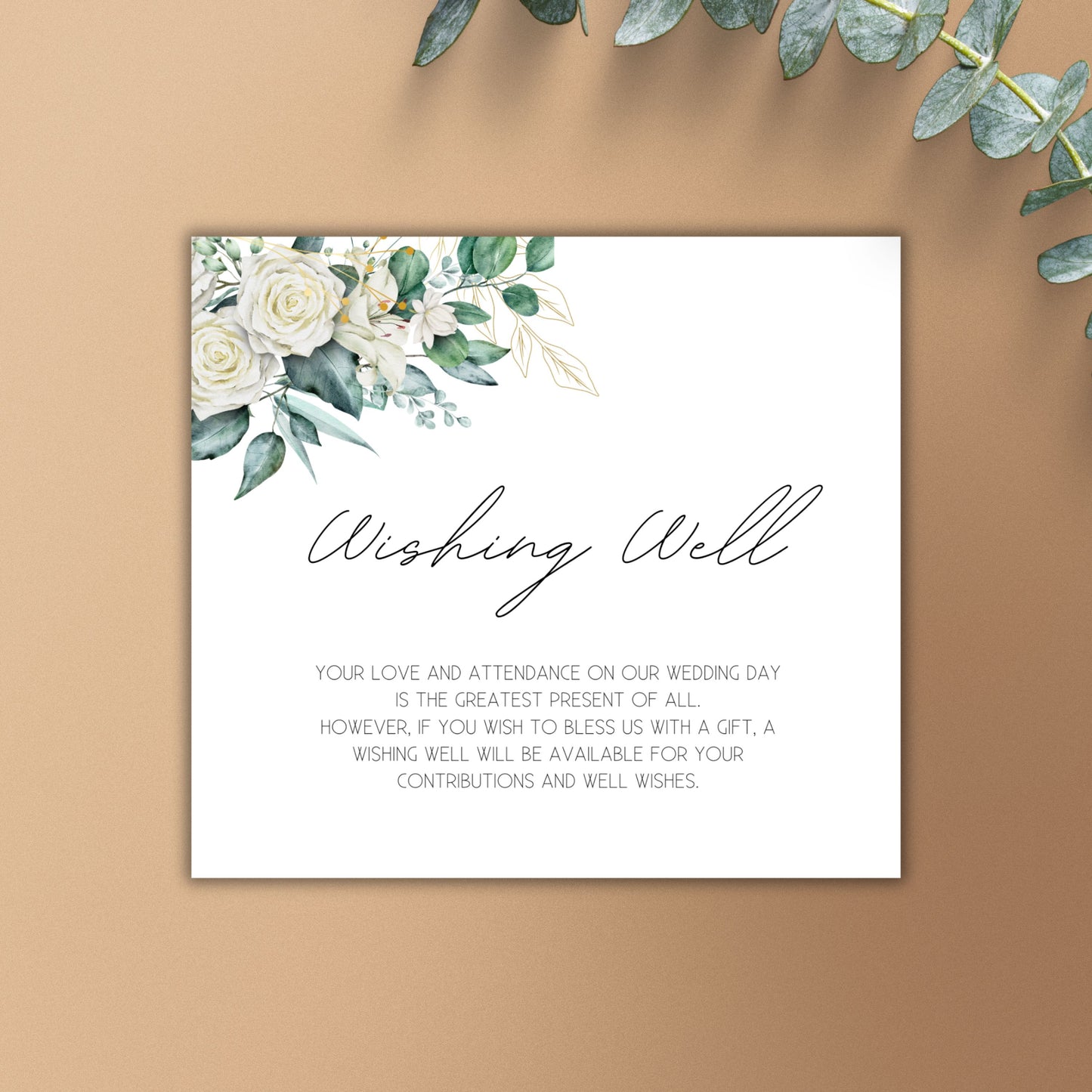 Evergreen Bliss Greenery Wedding Bundle Templates #W001 - PeppaTree Designs