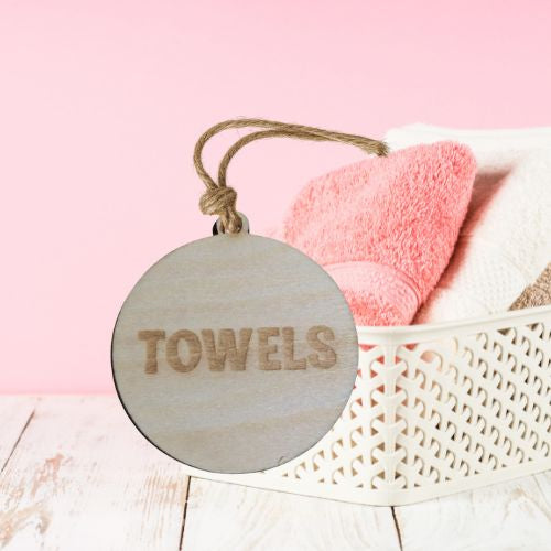 Custom Wood Tags: Personalized Organization, Wedding Favors