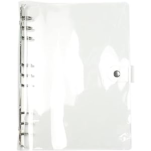 A4 Clear Soft PVC Round Ring Binders Diary