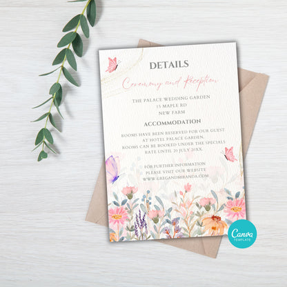 Spring Floral and Butterfly Wedding Bundle - PeppaTree Designs