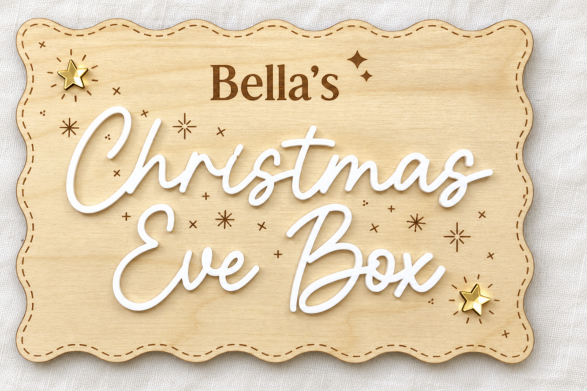 Christmas Stars Eve Box Plaque