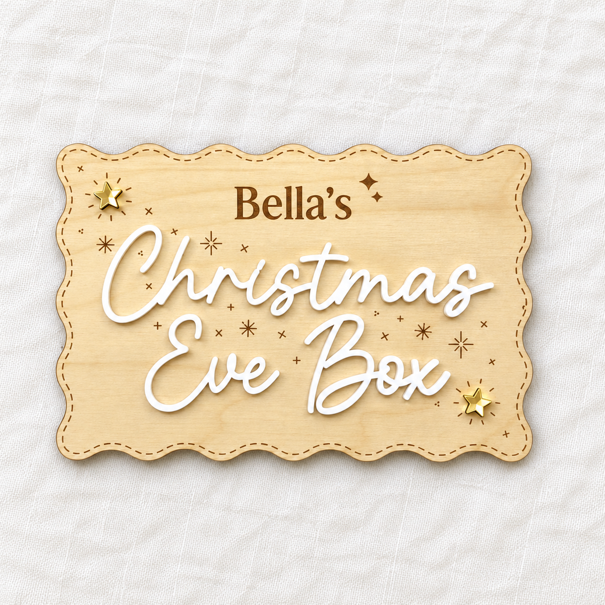 Christmas Stars Eve Box Plaque