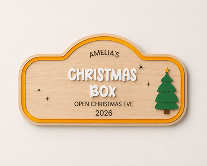 Christmas Eve Box Sign