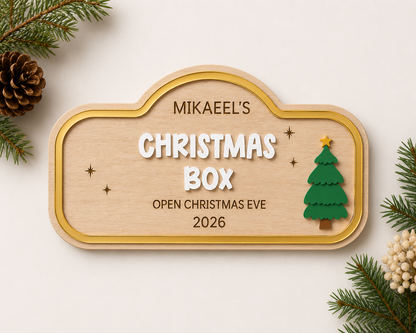 Christmas Eve Box Sign
