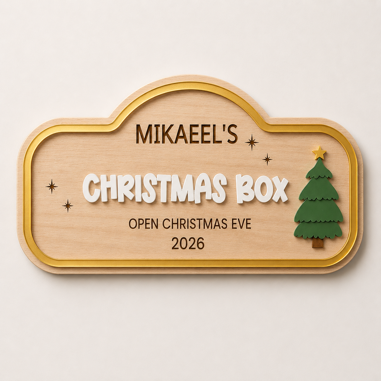 Christmas Eve Box Sign