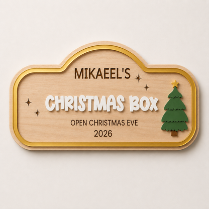 Christmas Eve Box Sign