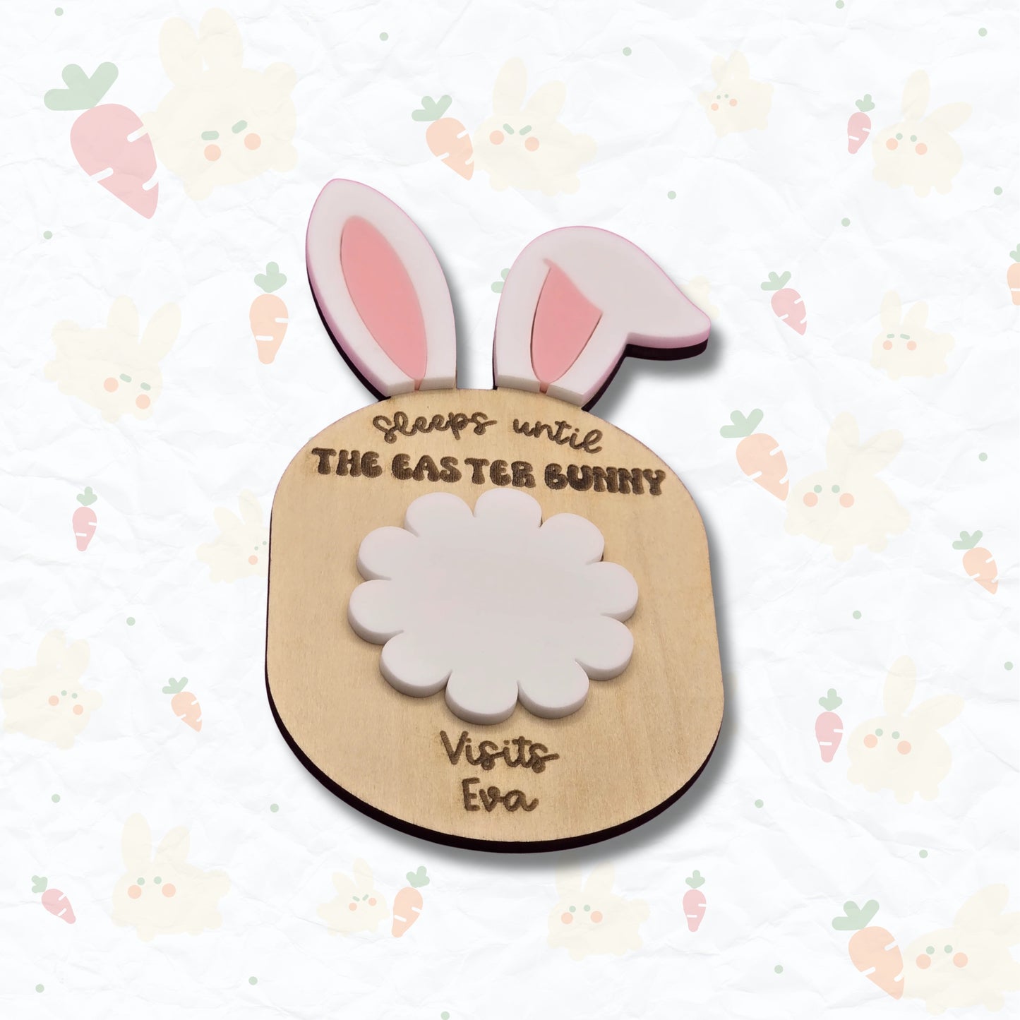 Easter Bunny Countdown Magnet Sign - PeppaTree Designs